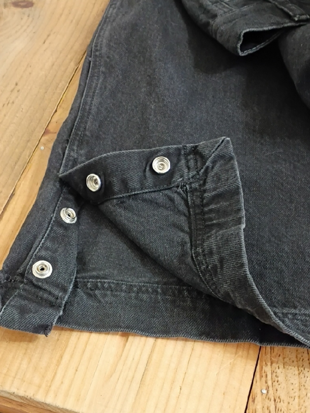 We The Free Black Benji Relaxed Wide Leg Jeans Size 29 - Picture 10 of 12